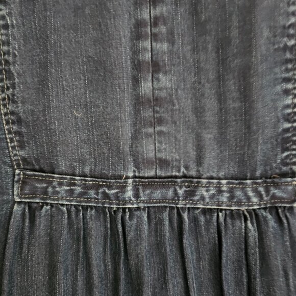 Loft The Softened Shirt Denim chambray Popover - Picture 2 of 6